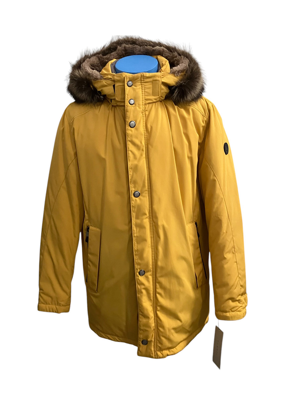 Bugatti - IT/50 Giaccone imbottito in poliestere impermeabile giallo