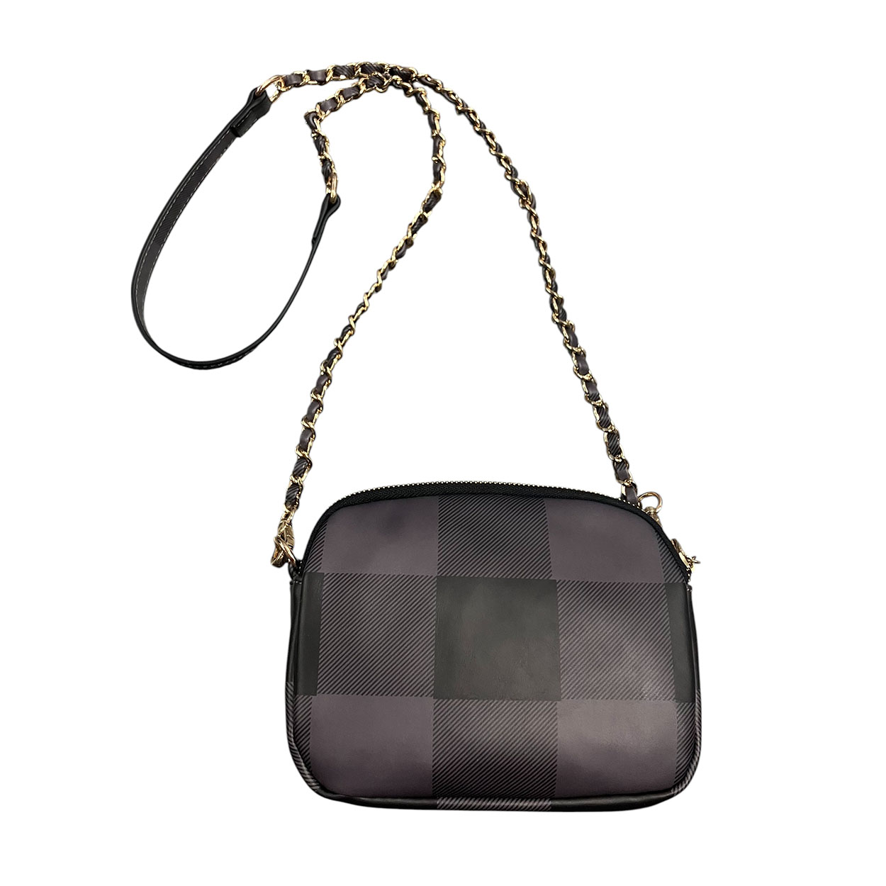 Le Pandorine - Borsetta crossbody in pelle vegana fantasia grigio AI19DDN02471-05 - immagine 5