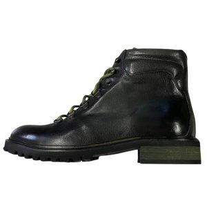 Franco Fedele - EU/37 - Stivaletti in pelle verde scuro donna
