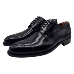 Bruno Verri - Scarpe derby uomo in pelle nera - 44
