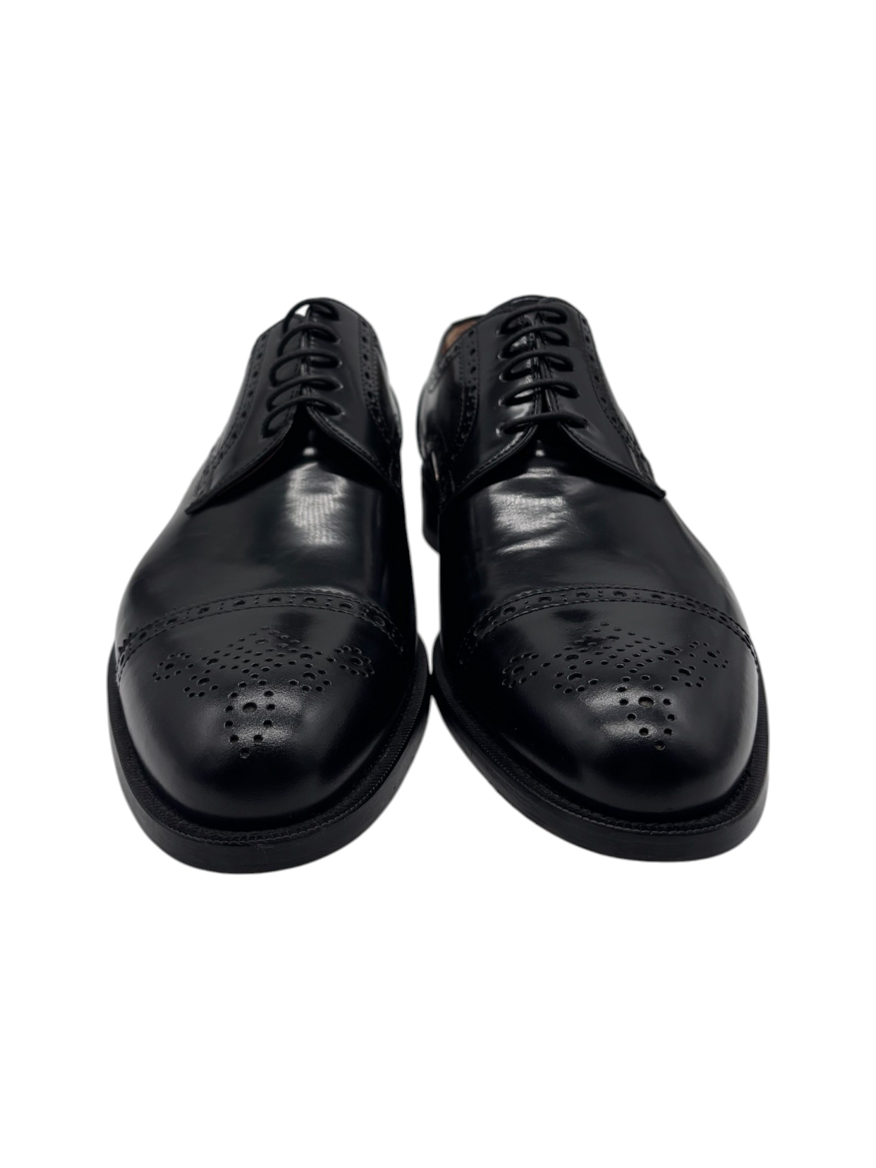 Bruno Verri - Scarpe derby uomo in pelle nera - 44 - immagine 2