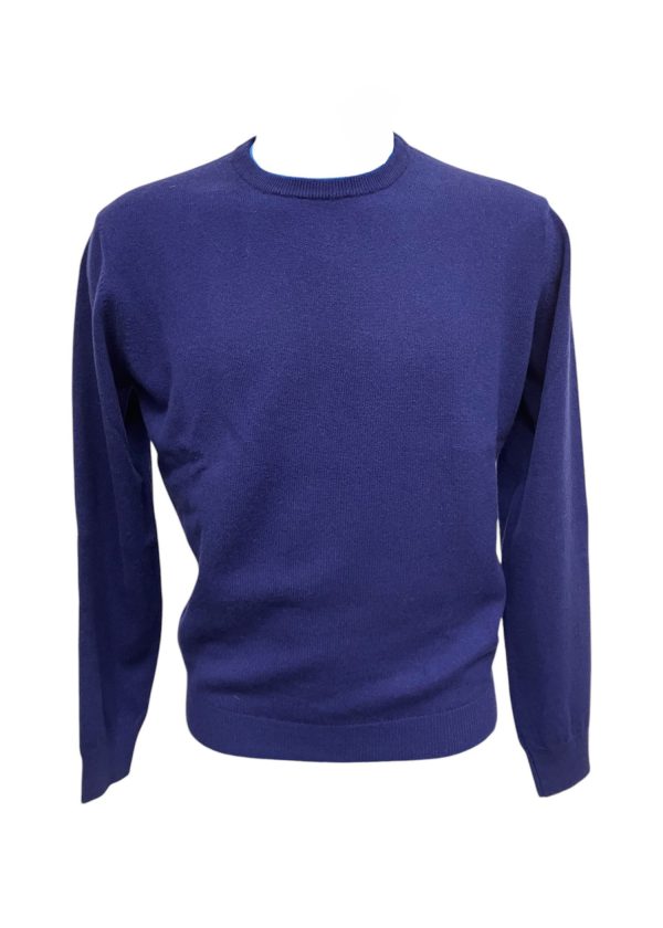 Malo - Maglia uomo Cashmere Malo bluette