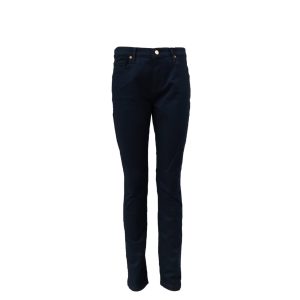 Roberto Cavalli - Jeans donna dritto estivo in cotone elasticizzato blu scuro