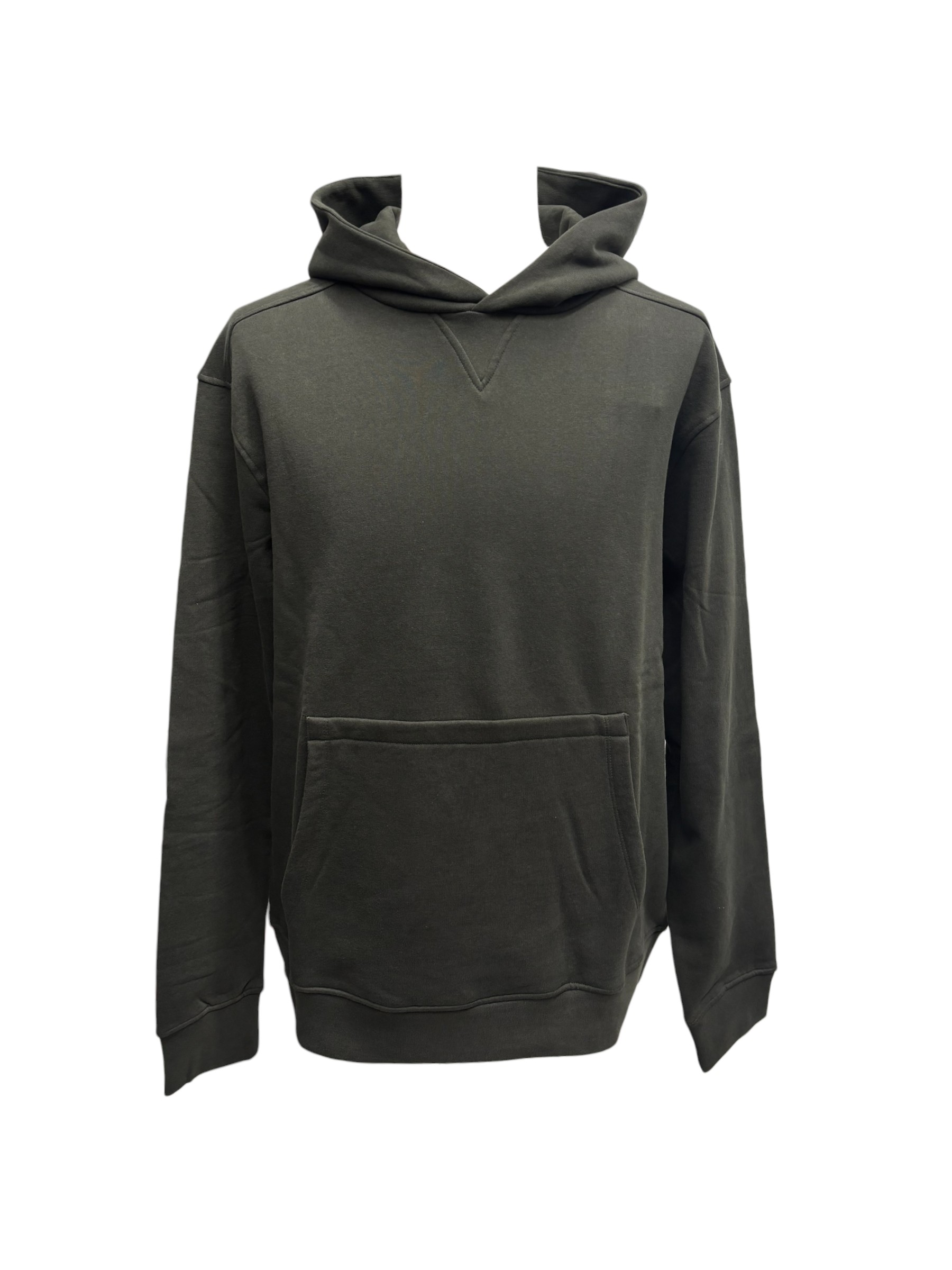 Ecoalf - Felpa verde miliare con cappuccio uomo - XL