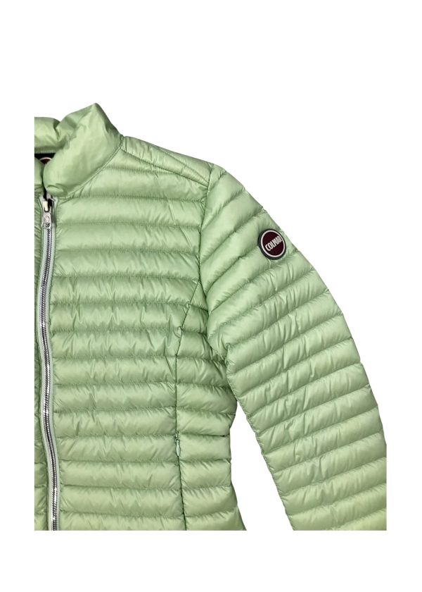 Colmar - Piumino corto slim fit Donna 100 grammi verde chiaro - immagine 3