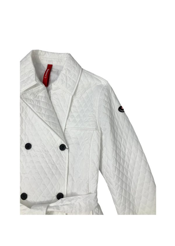 Canadiens - Trench Coat Donna Scarlett/W quattro stagioni bianco - immagine 4