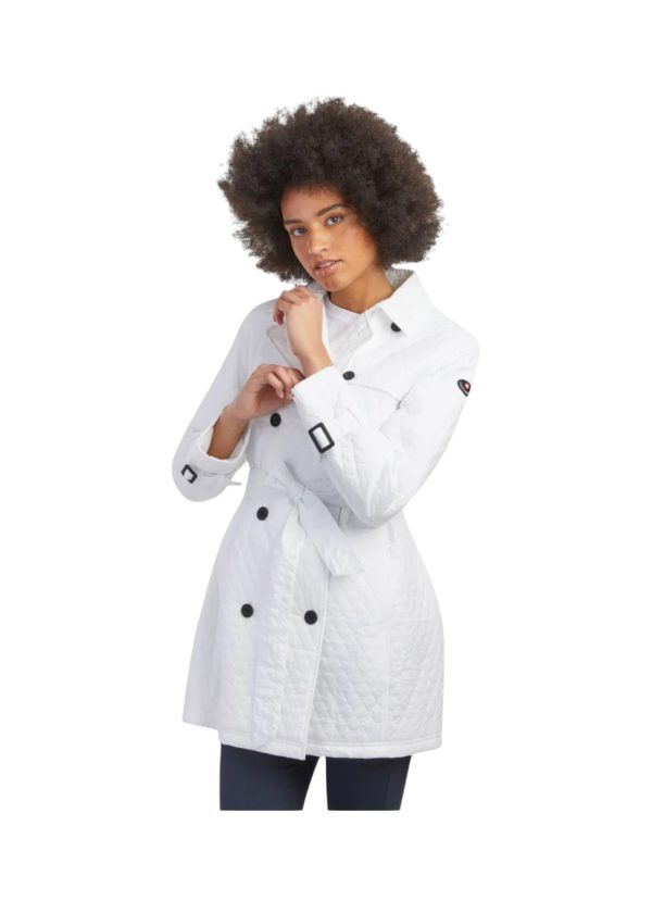 Canadiens - Trench Coat Donna Scarlett/W quattro stagioni bianco - immagine 5