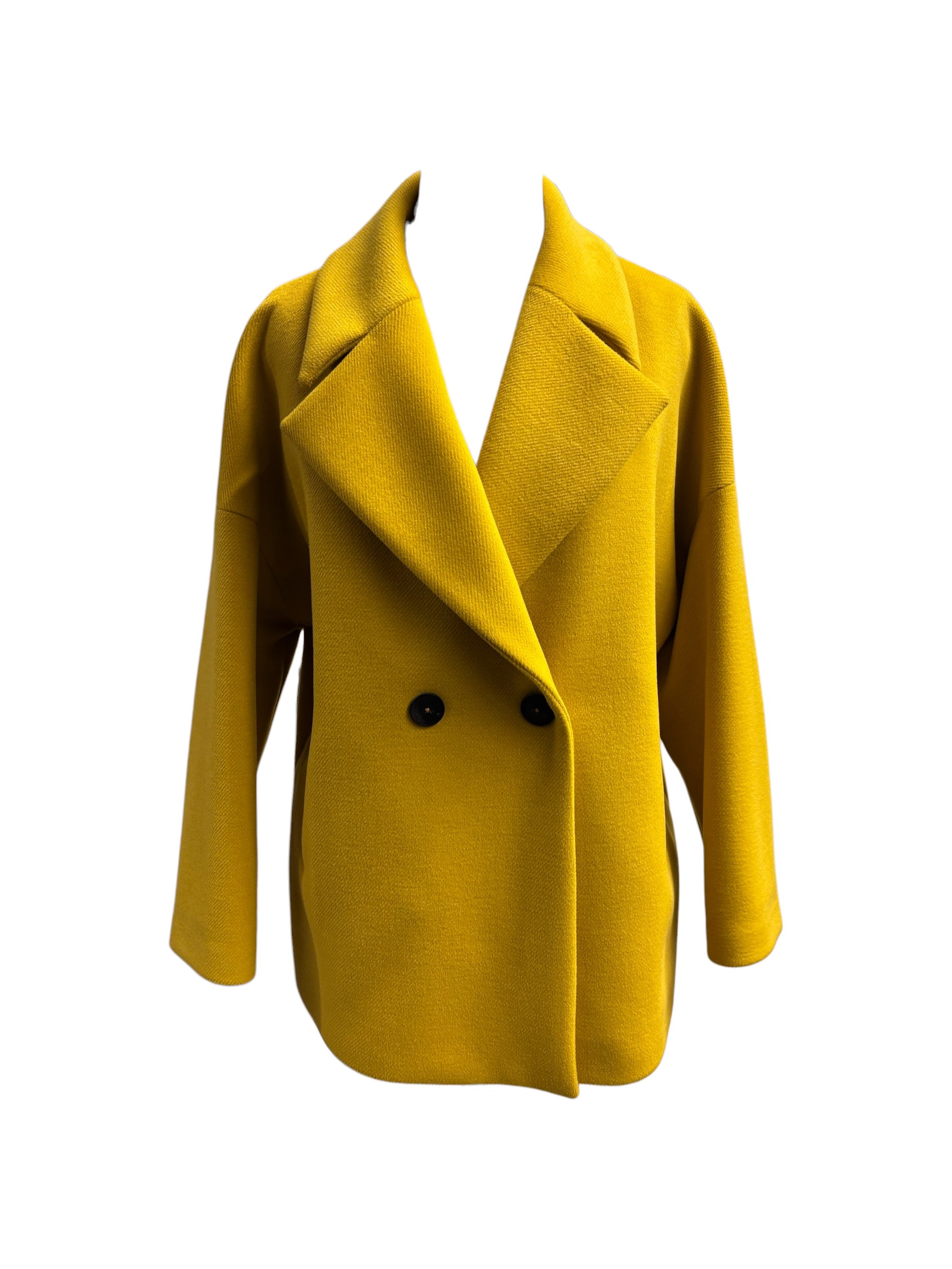 Federica Garoni - Giacca oversize senape modello Valentina - 44