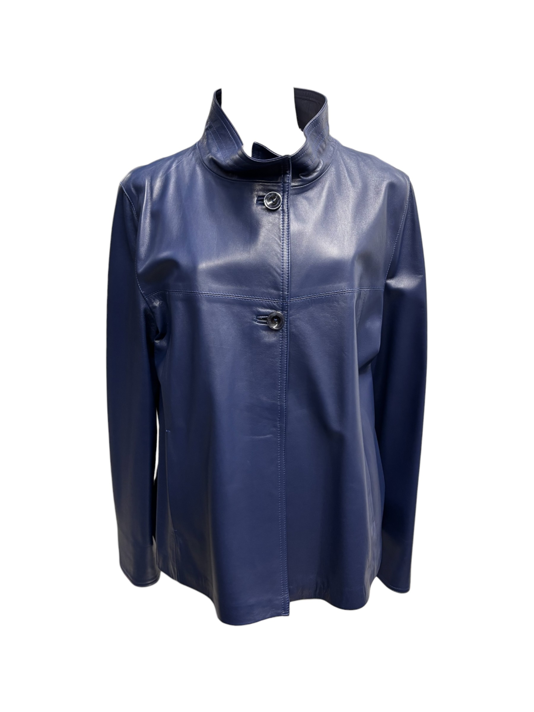 Raphael - Giubbino donna in pelle blu