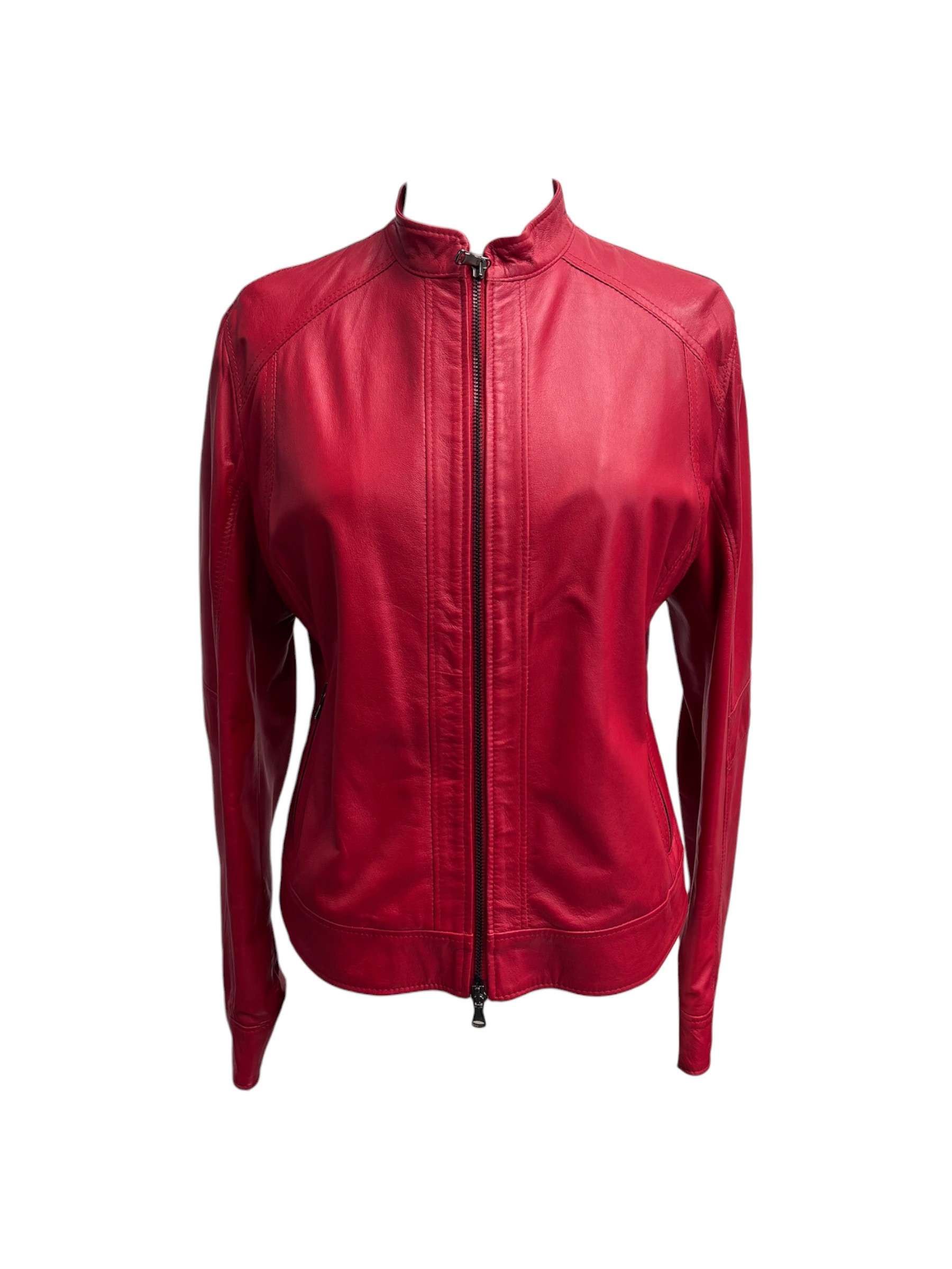 Raphael - Giubbino donna in pelle rossa - 48