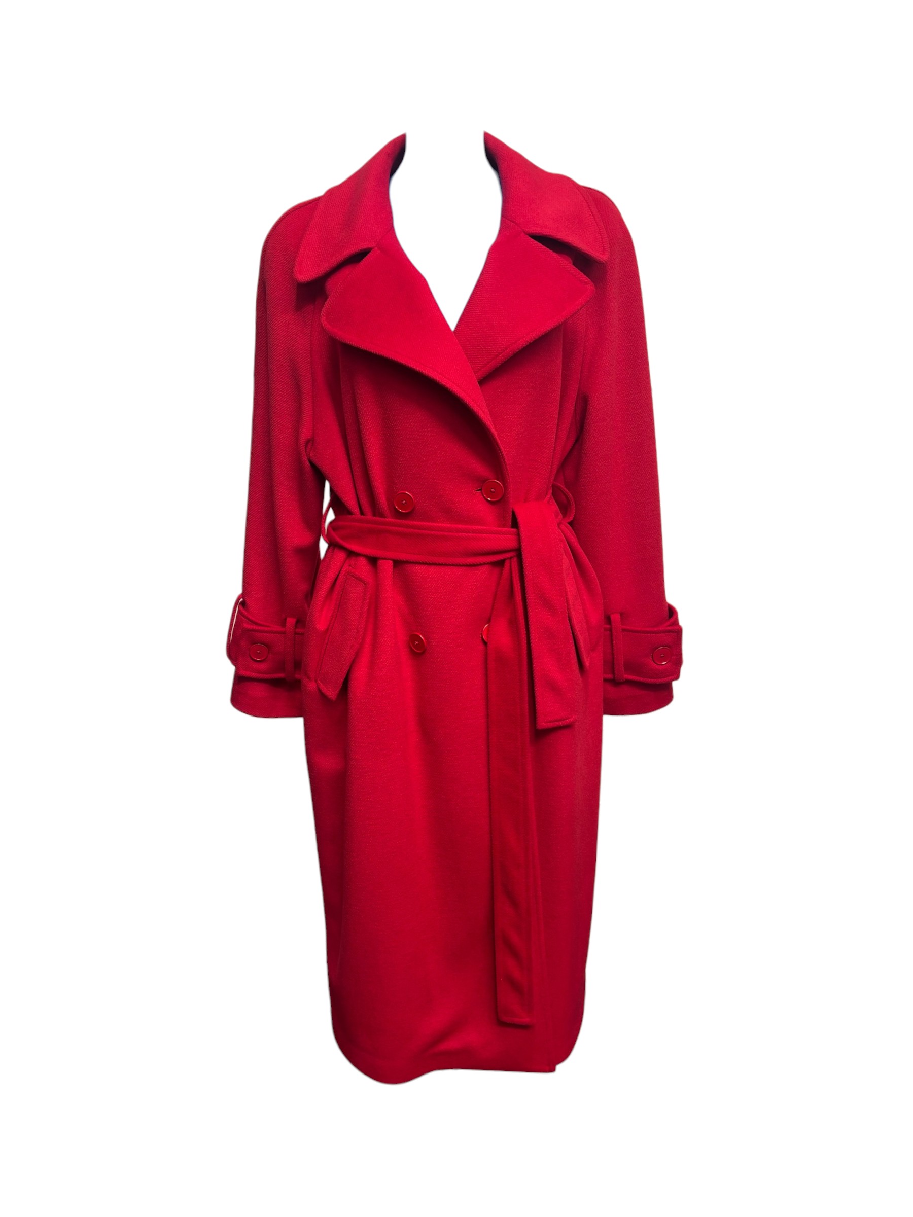 Federica Garoni - Cappotto midi rosso modello Greta - 44