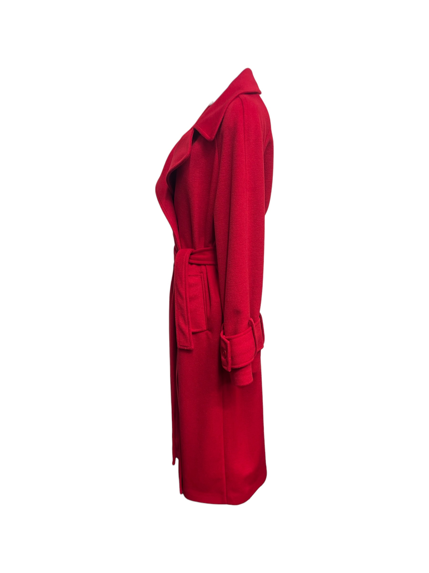 Federica Garoni - Cappotto midi rosso modello Greta - 44 - immagine 2