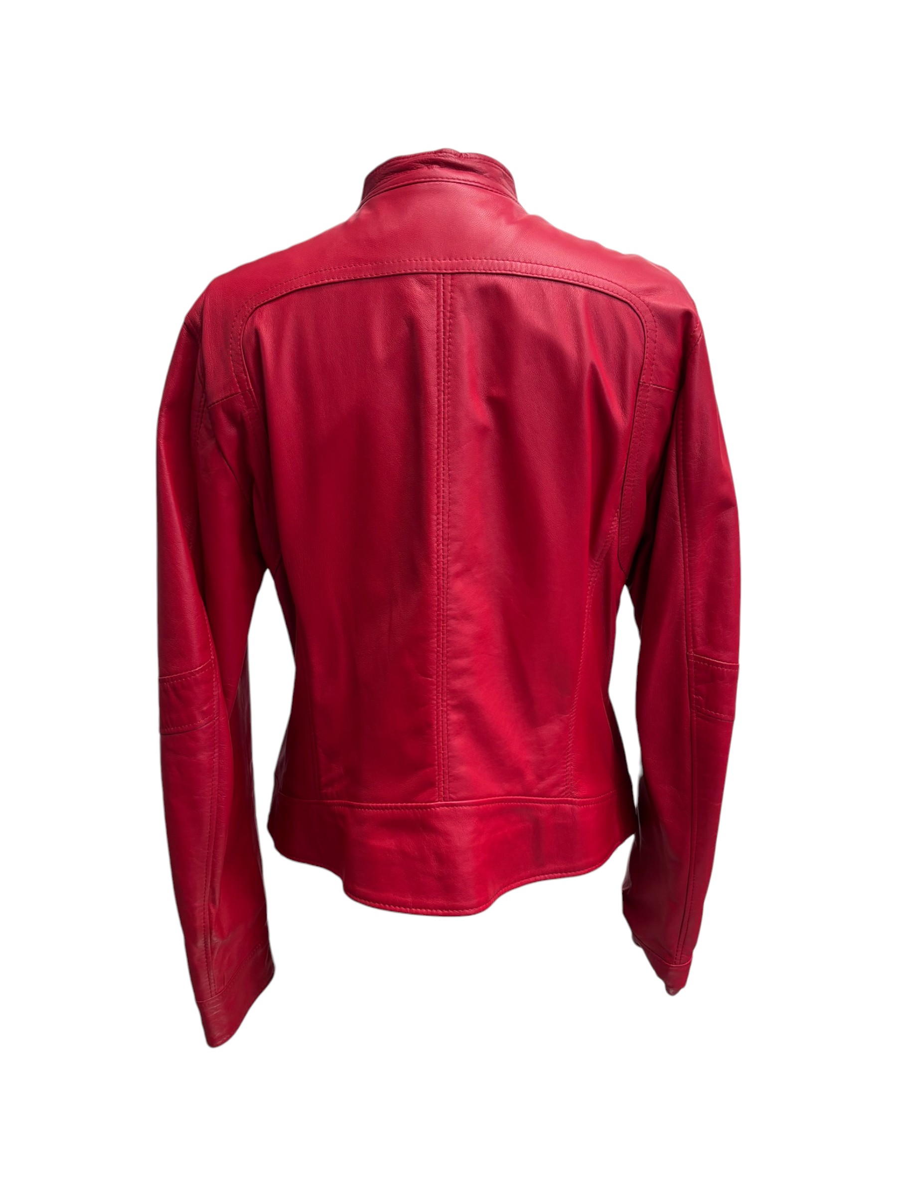 Raphael - Giubbino donna in pelle rossa - 48 - immagine 3