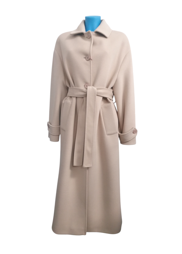 Federica Garoni - IT/42 - Cappotto midi beige modello Eleonora