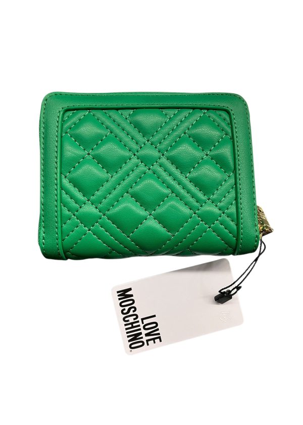Love Moschino - Portafoglio in pelle ecologica verde - immagine 2