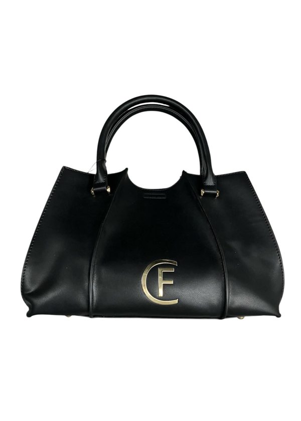 Cristina Effe - Borsa a spalla in pelle ecologica colore nero