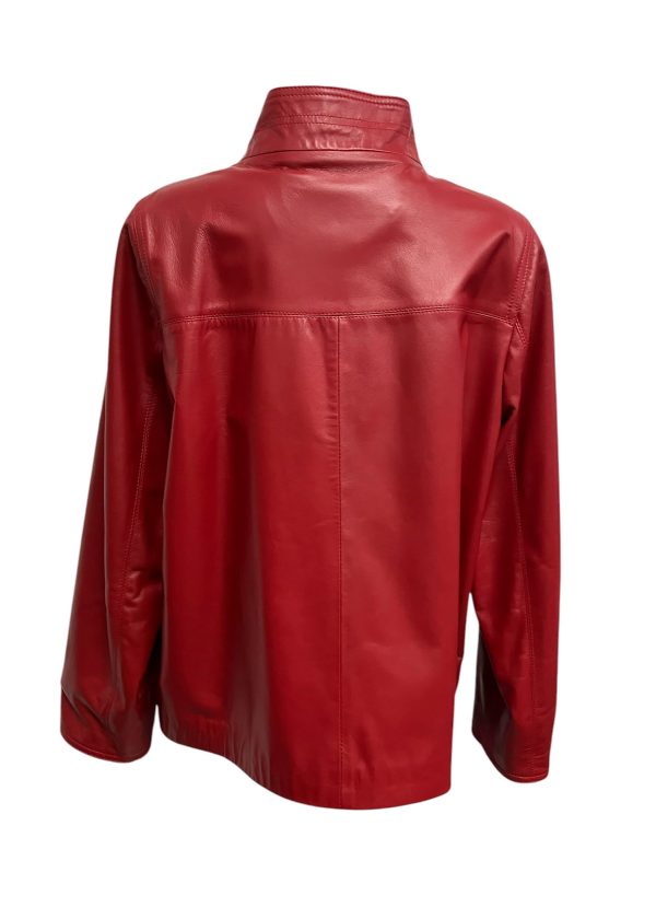 Raphael - IT/46 - Giubbino donna in pelle rosso - immagine 2