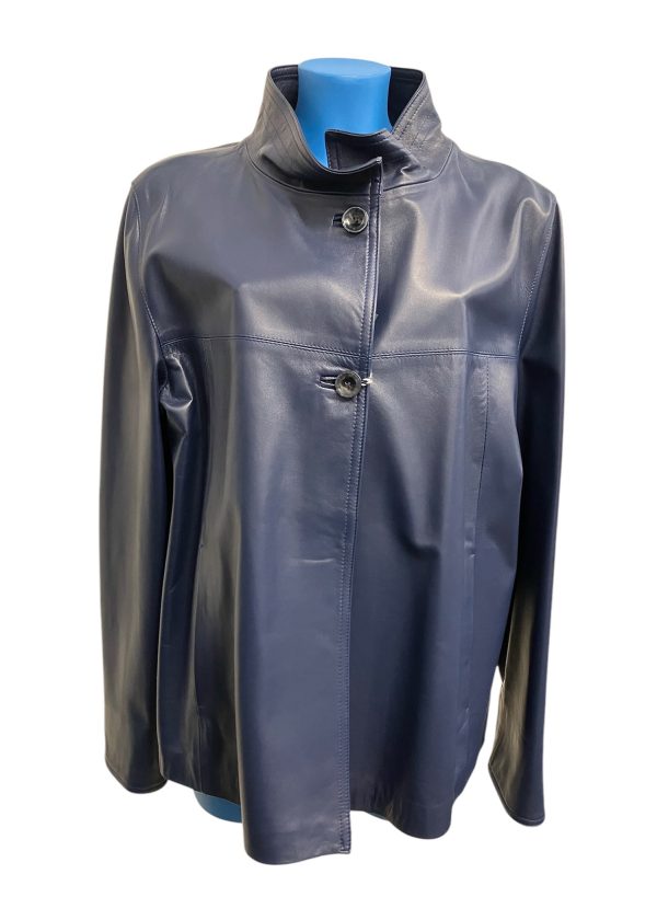 Raphael - IT/46 - Giubbotto donna in pelle blu