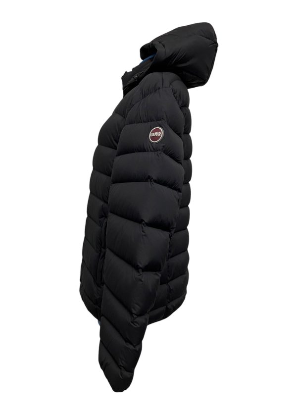 Colmar - Piumino con cappuccio nero uomo modello 1222 - immagine 2
