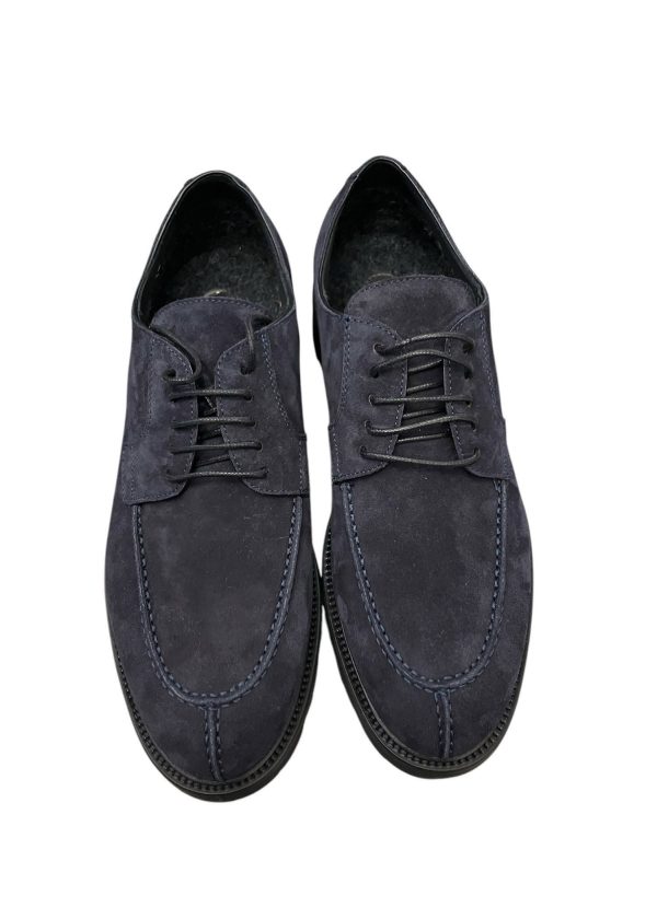 Brecos - Scarpe stringate 17053U Cortina GRN Gorain Blu Galassia 106 - immagine 2