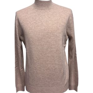 Malo - Maglione a lupetto in lana e cashmere beige