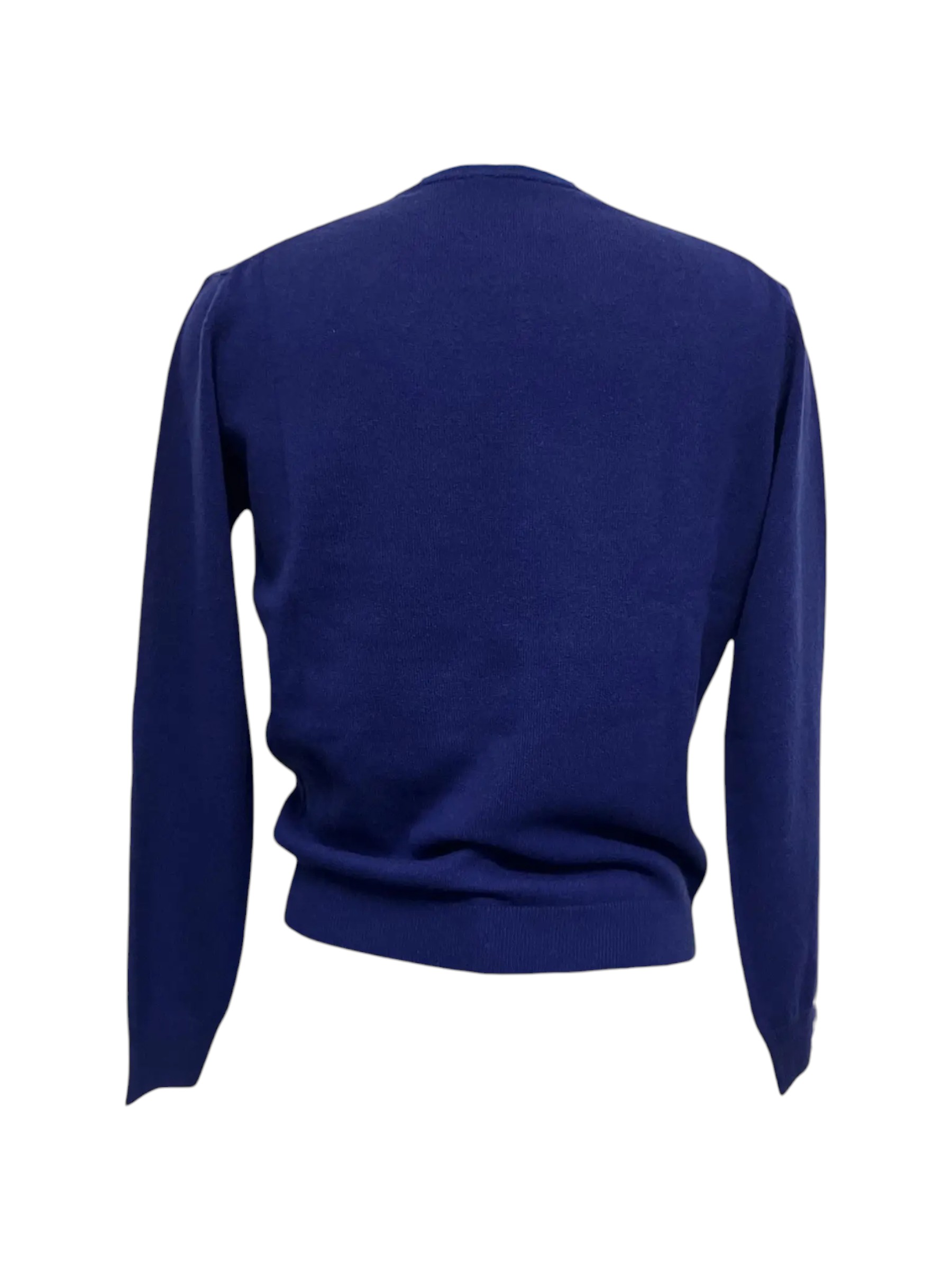 Malo - Maglione a girocollo Cashmere bluette - immagine 3