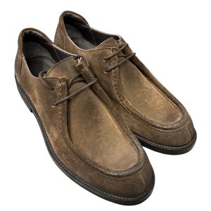 Franco Fedele - EU/42 - Scarpe uomo in scamosciato marrone modello Ingegnere