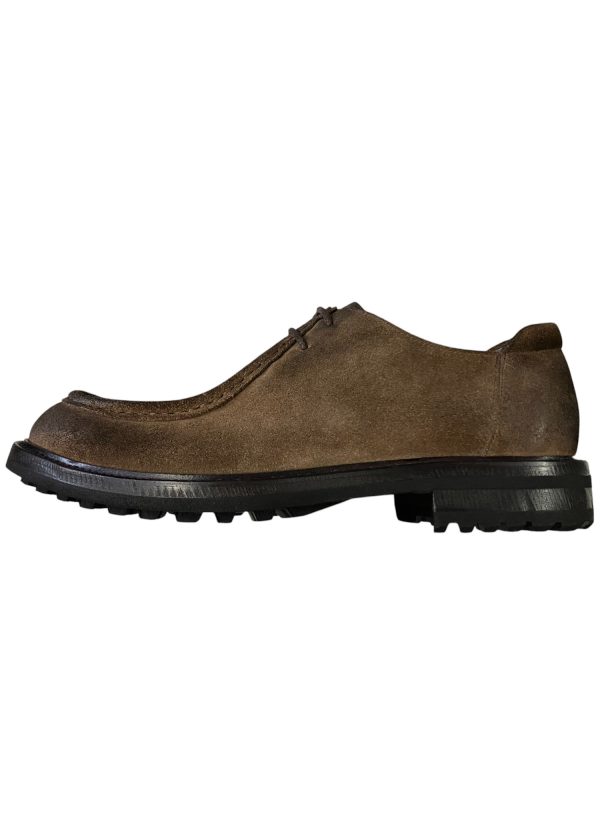Franco Fedele - EU/42 - Scarpe uomo in scamosciato marrone modello Ingegnere - immagine 3