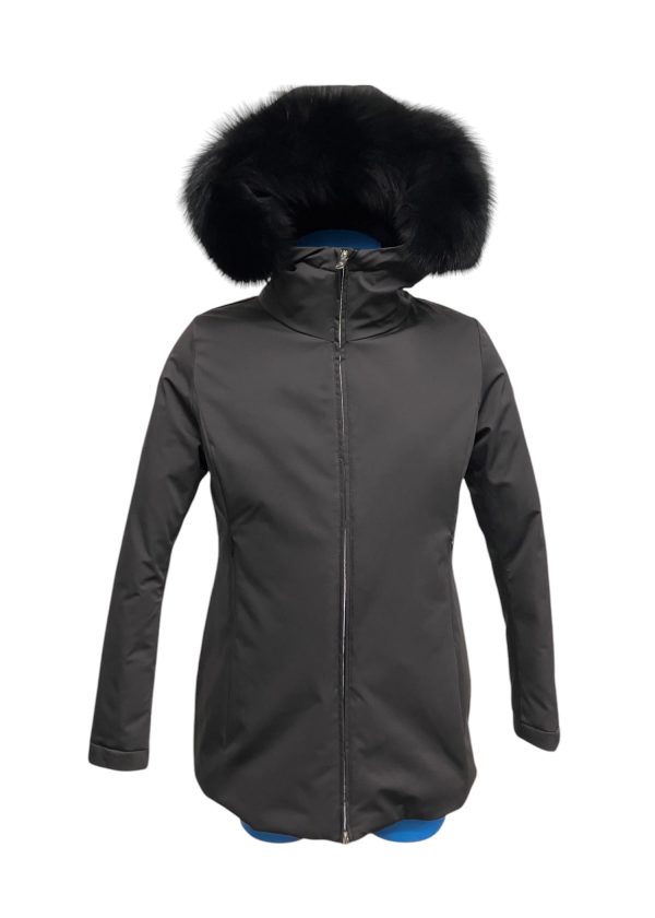 Colmar - Piumino in tessuto impermeabile nero donna modello slim fit
