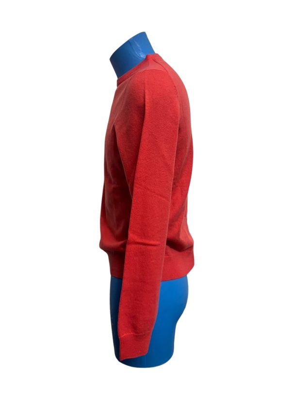 Malo - Maglia a girocollo in filo di lana e cashmere salmone - immagine 3