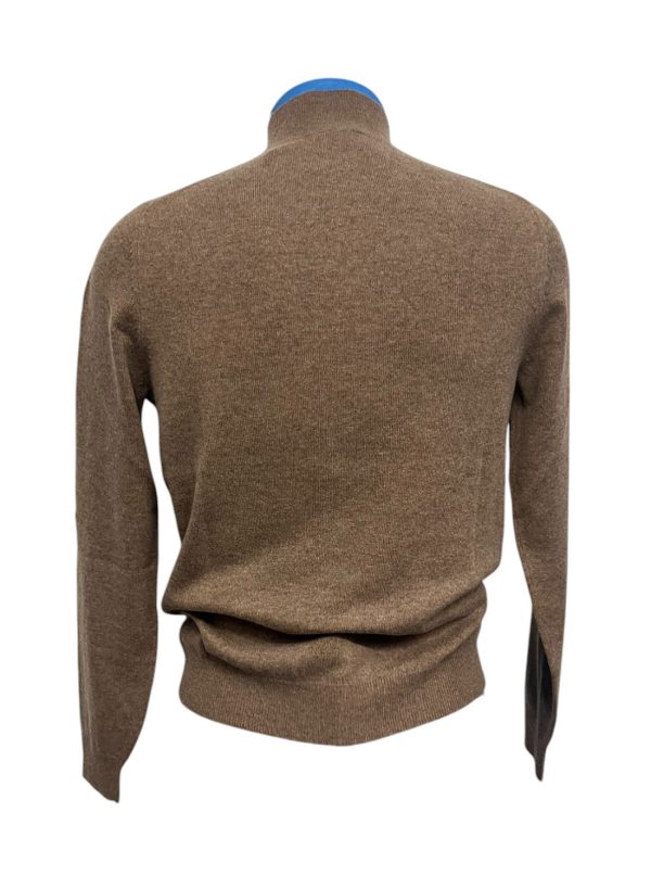 Malo - Maglione a lupetto in lana e cashmere écru - immagine 2