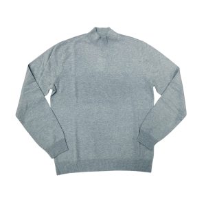 Malo - Maglione a lupetto in lana e cashmere azzurro