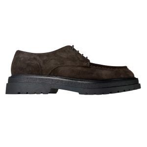 Franco Fedele - EU/42 - Scarpe derby uomo in pelle scamosciata marrone