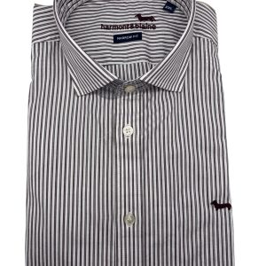 Harmont & Blaine - Camicia narrow fit in cotone a righe multicolore