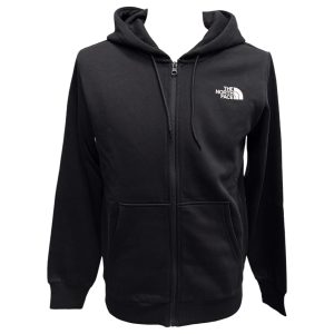 The North Face - Felpa nera con cappuccio uomo - S