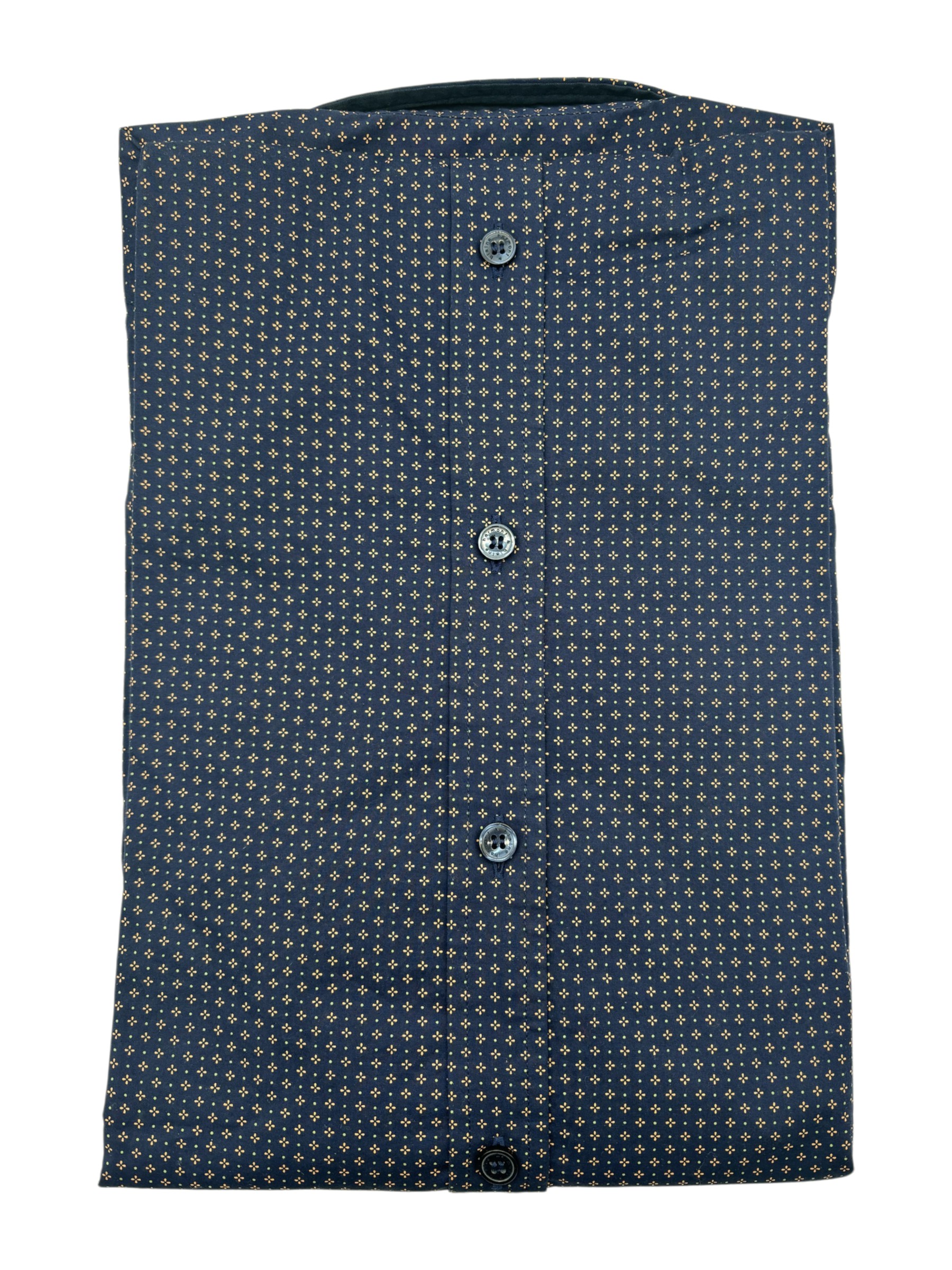 Harmont & Blaine - Camicia regular fit in cotone fantasia su sfondo blu scuro - 5XL - immagine 2