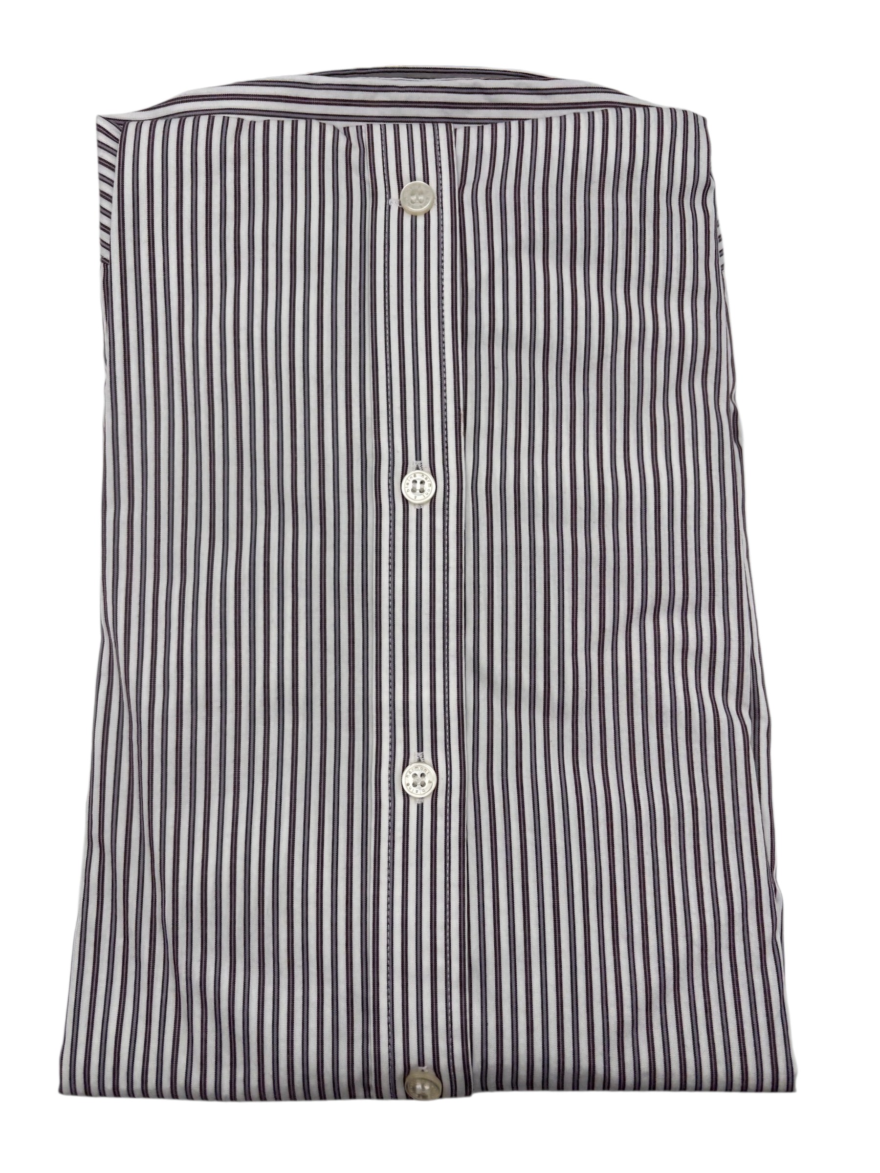 Harmont & Blaine - Camicia narrow fit in cotone a righe multicolore - immagine 2