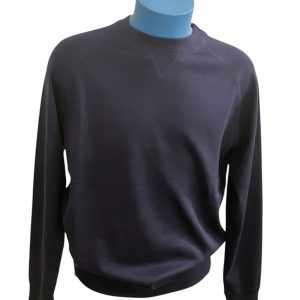 North Pole - Maglione a girocollo in viscosa e nylon blu scuro