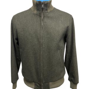 Giovanni Scarano - IT/48 - Bomber imbottito in misto di materiali verde oliva