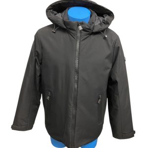 Markup - Giubbotto imbottito con cappuccio in poliestere nero