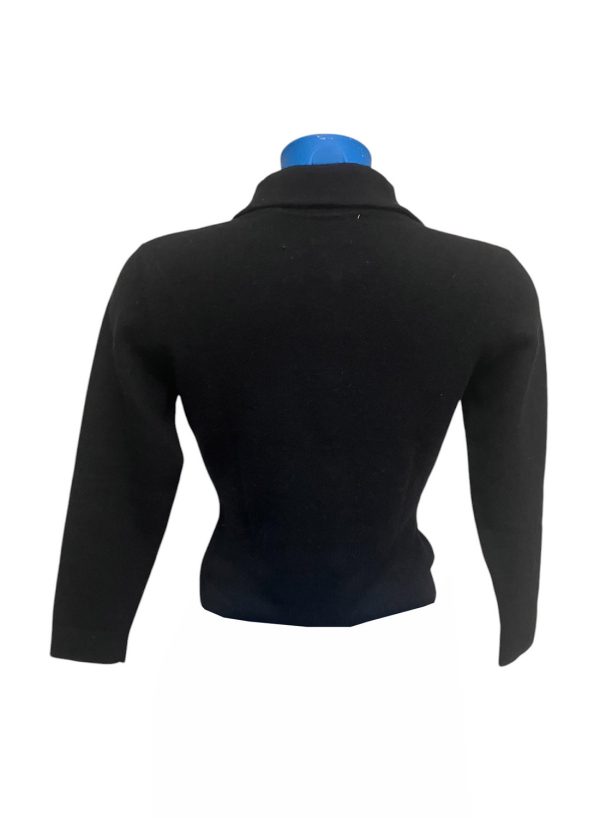I.N.C International Concepts - S - Cardigan in cashmere nero con bottoni gioiello - immagine 2