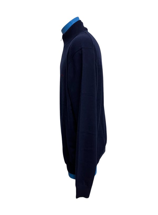 Harmont & Blaine - 6XL - Maglione in cotone e lana blu uomo - immagine 3