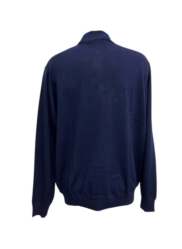 Harmont & Blaine - 6XL - Maglione in cotone e lana blu uomo - immagine 2