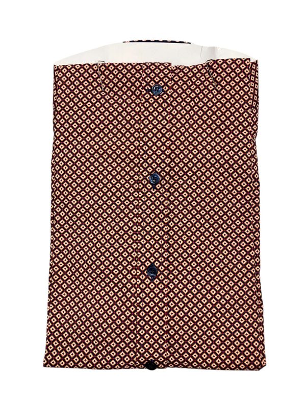 Harmont & Blaine - Camicia narrow fit in cotone fantasia geometrica multicolore - immagine 2