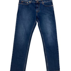Harmont & Blaine - Jeans narrow fit in cotone elasticizzato blu uomo