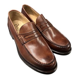 Brecos - EU/42 - Mocassini in pelle marrone