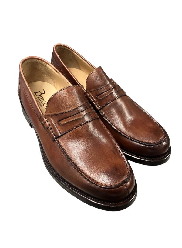 Brecos - EU/42 - Mocassini in pelle marrone