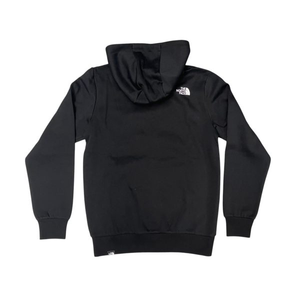The North Face - Felpa con cappuccio in cotone e poliestere nero - immagine 2