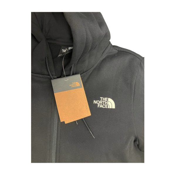The North Face - Felpa con cappuccio in cotone e poliestere nero - immagine 3