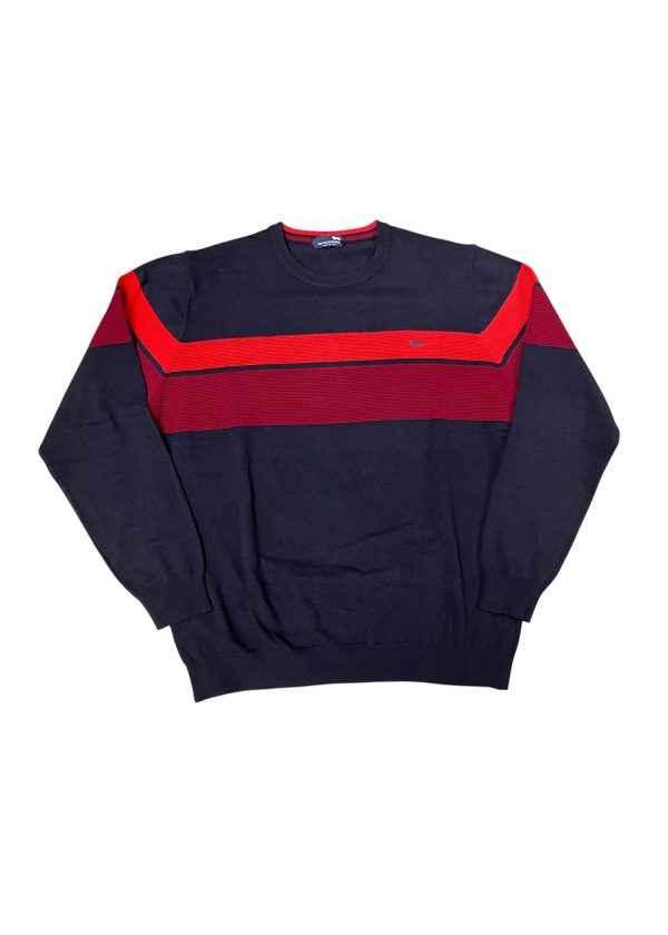 Harmont & Blaine - 3XL - Maglione a girocollo in misto di materiali multicolore uomo